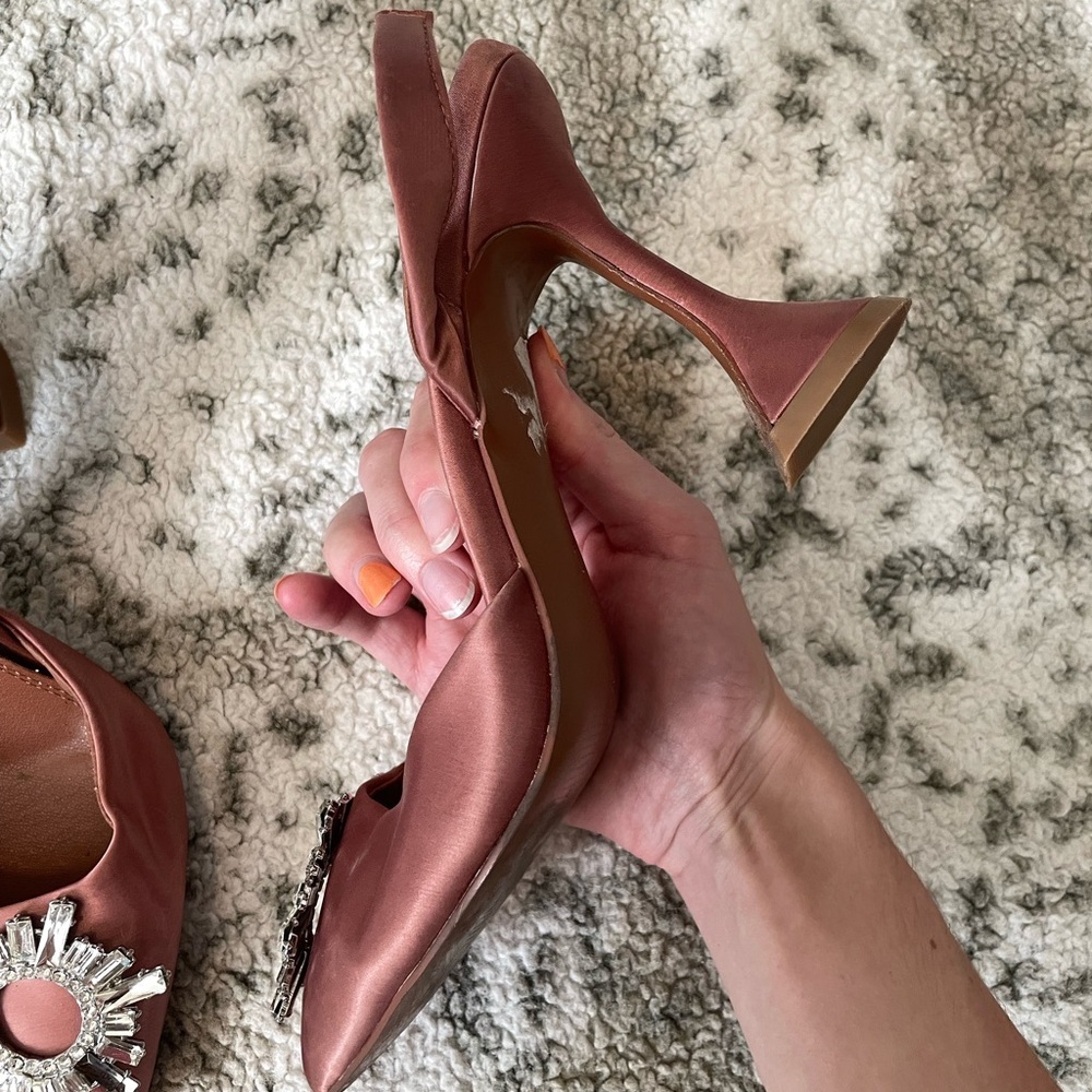 Amina Muaddi slingback crystal - Picture 6 of 8